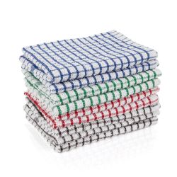 Tea Towel Terry 68x45cm - Assorted - Pack of 10