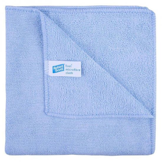 Blue Microfibre General Purpose Cloth - Pack Of 10 GW4001