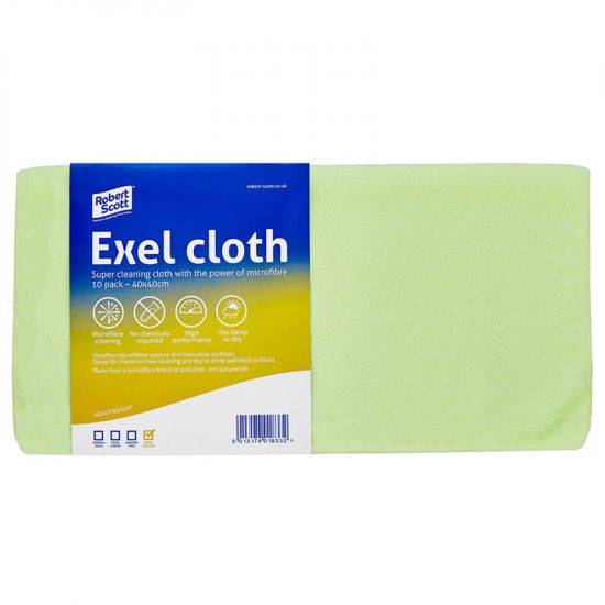 Yellow Microfibre General Purpose Cloth - Pack Of 10 GW4004