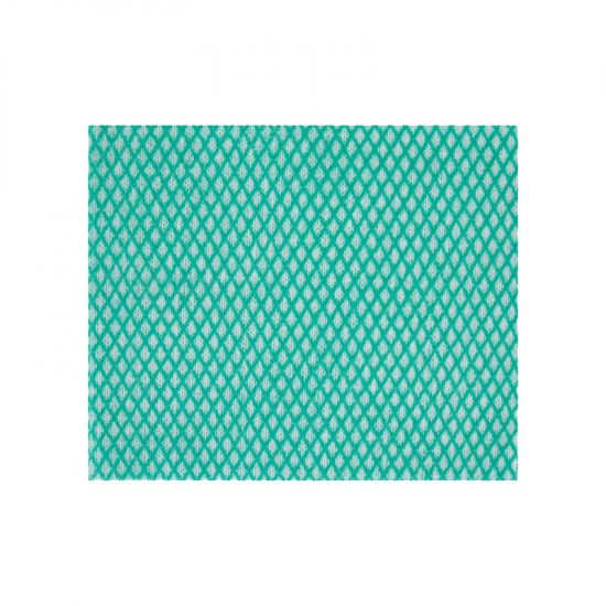 Green All Purpose  J Style  Non-Woven Lightweight Cloths - Pack Of 50 GW5002
