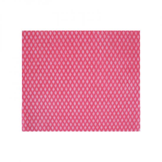 Red All Purpose  J Style  Non-Woven Lightweight Cloths - Pack Of 50 GW5003