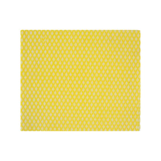 Yellow All Purpose J Style Non-Woven Lightweight Cloths - Pack Of 50 GW5004 Yellow All Purpose J Style Non-Woven Lightweight Cloths - Pack Of 50 GW5004