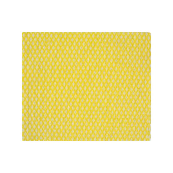 Yellow All Purpose  J Style  Non-Woven Lightweight Cloths - Pack Of 50 GW5004