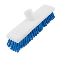 Blue Washable Hygiene Broom 12Inches (30cm) Soft Bristle