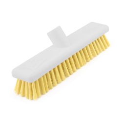 Yellow Washable Hygiene Broom 12Inches (30cm) Soft Bristle