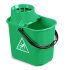 Professional Green Mop Bucket & Wringer 12lt