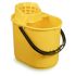 Professional Yellow Mop Bucket & Wringer 12lt