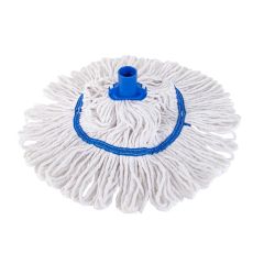 Blue Hygiemix Washable Socket Mop Head 200g - Single Blue Hygiemix Washable Socket Mop Head 200g - Single