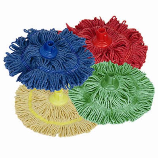 Red Biofresh Antibacterial Machine Washable Socket Mop Head JE8026