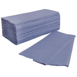 Interfold Paper Hand Towels 1ply Blue - Box Of 3600