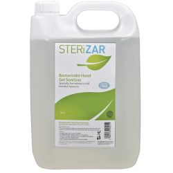 STERIZAR Alcohol-Free Hand Gel Sanitiser 5 Litre Refill
