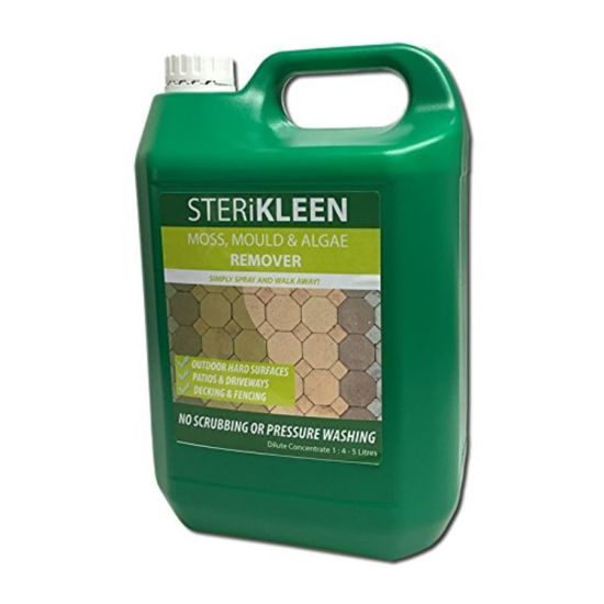 Sterikleen Moss Mould & Algae Remover 5lt SP5025 Sterikleen Moss Mould & Algae Remover 5lt SP5025