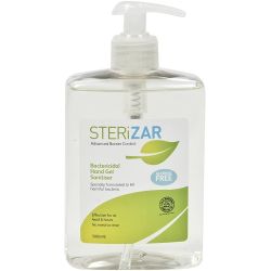 Sterizar Alcohol Free Hospital Grade Antibacterial Hand Gel Sanitiser (500ml)