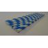 195 x 5mm Blue And White Paper Straw Pack Of 250 Pack of 250