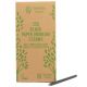 Black Paper Drinking Straws - 100% Compostable and Vegan Friendly - Pack of 250