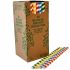Jumbo Recyclable Paper Drinking Straws Multicolour 225mm 11mm Bore - Pack 100
