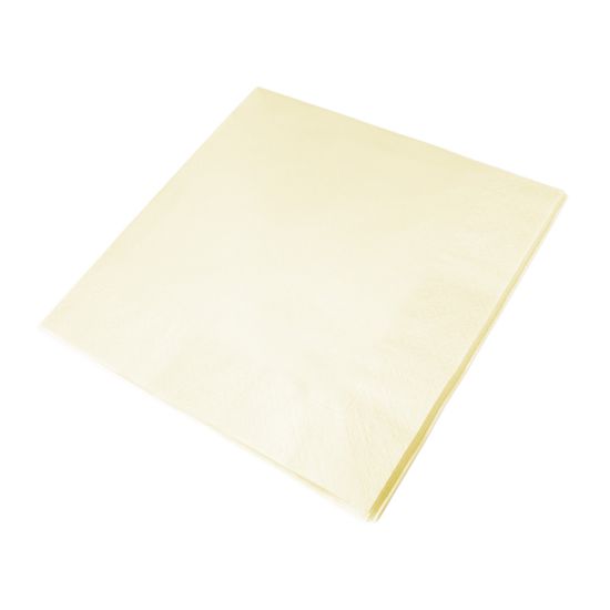 40cm 2Ply Serviettes - Devon Cream. Pack of 125 SWA C62P-DC