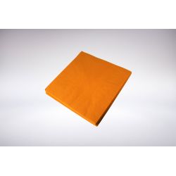 33cm 2Ply Serviettes - Orange Pack of 100