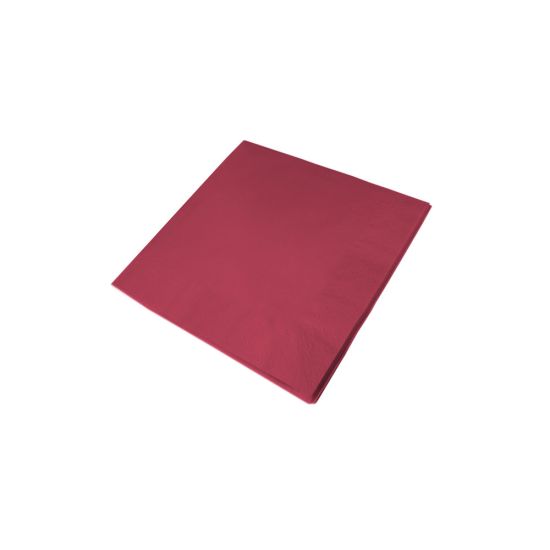 40cm 2Ply Serviettes - Burgundy Pack of 125 SWA D62P-BY