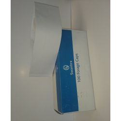 Adjustable Forage Caps - White Pack of 100