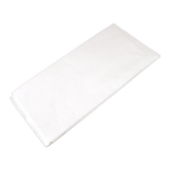 40cm 3Ply Readifold White Serviettes Pack of 100 SWA RF-163P