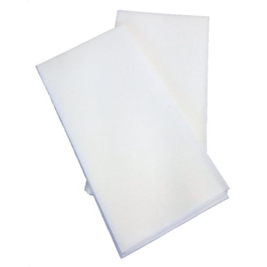 40cm Plain Swansoft Readifold Napkin Pack of 100 SWA RF-PSOFT-W