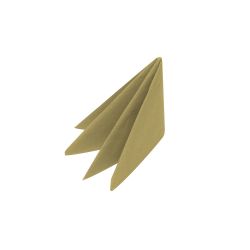 40cm 3Ply Gold Napkins In 600s Pack of 100 40cm 3Ply Gold Napkins In 600s Pack of 100