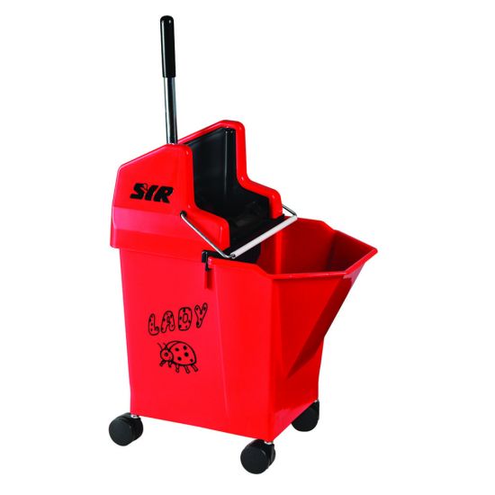 Professional Red Ladybug Kentucky Mop System 15lt JE2042 Professional Red Ladybug Kentucky Mop System 15lt JE2042