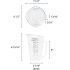 2Ltr / 2 qt Measuring Cup, Polycarbonate