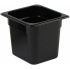 GN 1/6, 150mm Deep, 2.4Ltr Gastronorm Container, Polycarbonate, Black
