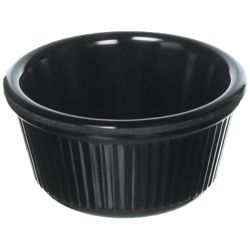 Fluted Ramekins, 3-Ounce, Black, 12-Pieces Fluted Ramekins, 3-Ounce, Black, 12-Pieces