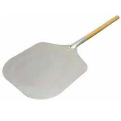 Professional Pizza Peel - Wooden Handle - 30" x 14" x 12"