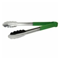 Thunder Group Chefs 12 Inch Green Tongs