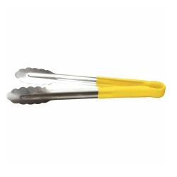 Thunder Group Chefs 12 Inch Yellow Tongs