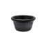 Black Fluted Melamine Ramekin 60ml - Pack of 12
