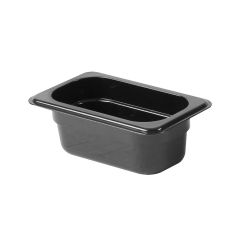 Thunder Group Gastronorm Polycarbonate Black 1/9 600ml 65mm Deep