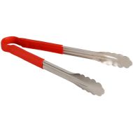 Thunder Group Chefs 12 Inch Red Tongs