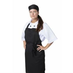 Nisbets Essentials Bib Aprons Polycotton Black - Pack 2 Nisbets Essentials Bib Aprons Polycotton Black - Pack 2
