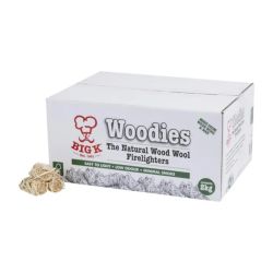 Big K Woodies Natural Wood Wool Firelighters 2Kg Big K Woodies Natural Wood Wool Firelighters 2Kg