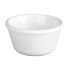 Melamine Fluted Ramekins White 89mm 4oz - Pack of 12