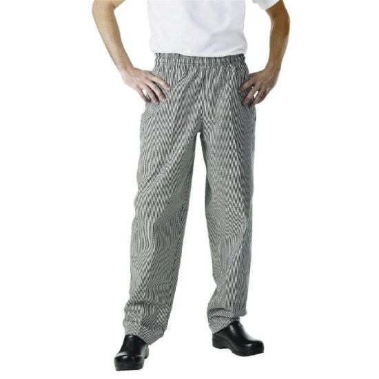 Chef Works Unisex Easyfit Chefs Trousers Small Black Check M URO A026-M Chef Works Unisex Easyfit Chefs Trousers Small Black Check M URO A026-M