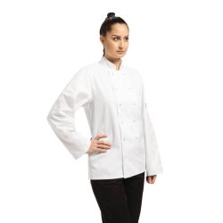 Whites Vegas Unisex Chef Jacket Long Sleeve White - S