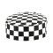 Whites Chefs Skull Cap Big Black And White Check