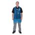 Disposable Polythene Bib Aprons Blue (Pack Of 100)