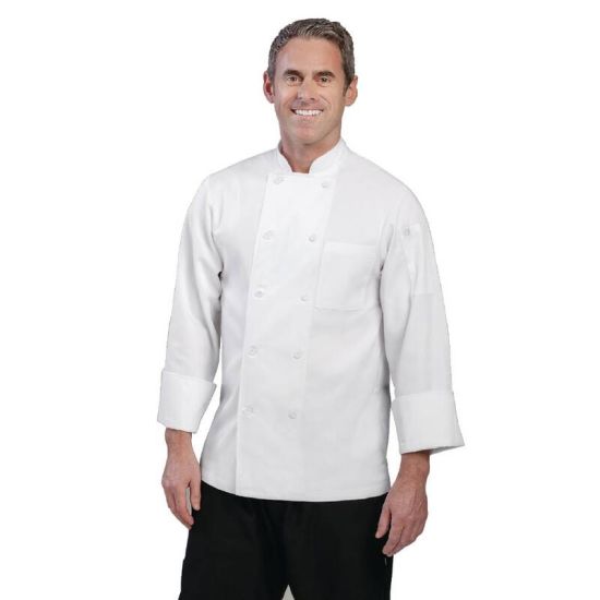 Chef Works Unisex Le Mans Chefs Jacket White S URO A371-S Chef Works Unisex Le Mans Chefs Jacket White S URO A371-S