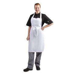 Whites Bib Apron Polycotton White