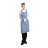 Whites Bib Apron Blue And White Check
