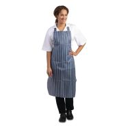 Whites Waterproof Bib Apron Blue And White