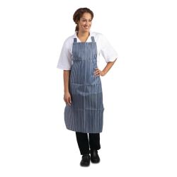 Whites Waterproof Bib Apron Blue And White