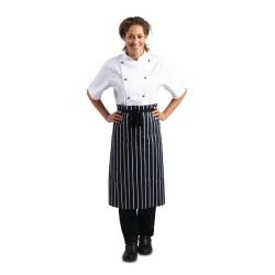 Whites Butchers Waist Apron  Blue And White Stripe